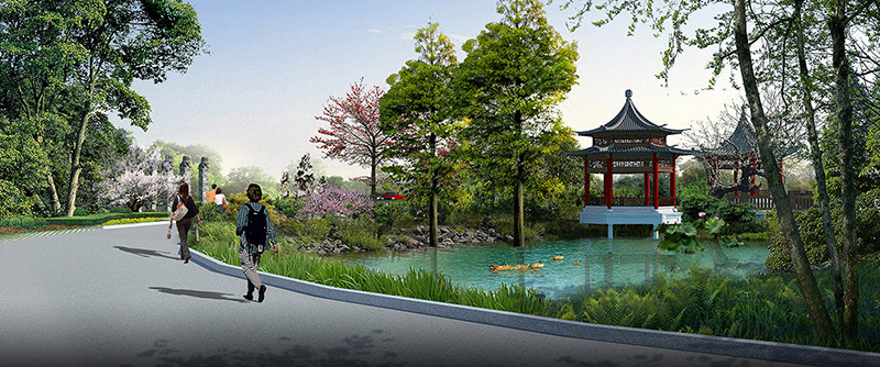 生態園林景觀設計圖片