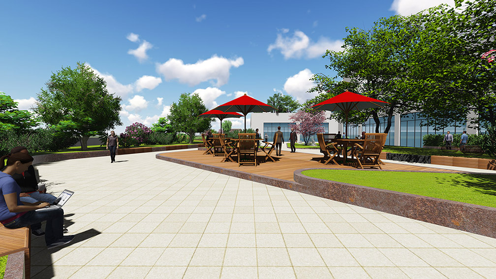 產業園景觀設計圖片