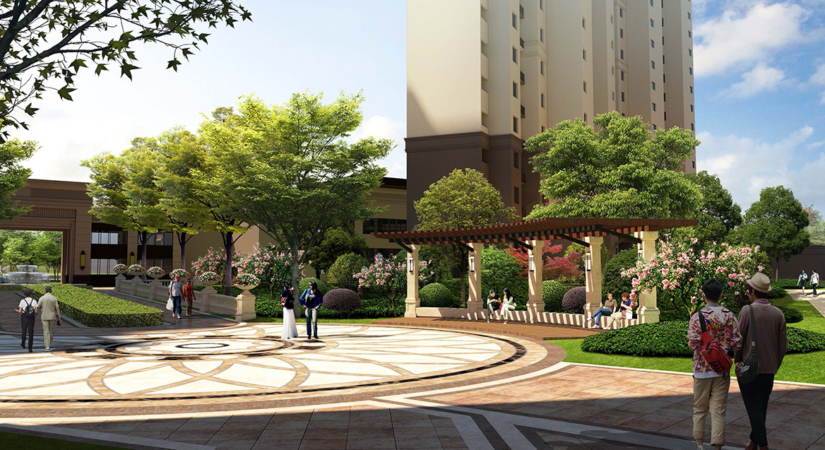 景觀設計中的色彩搭配要講究整體性和協調性