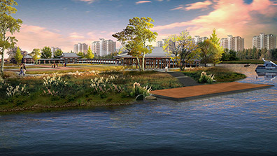 城市濕地公園的營造技術