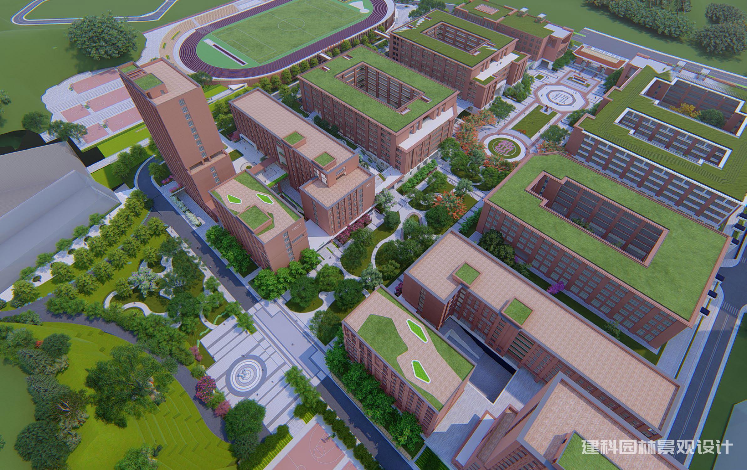 環(huán)境育人理念下的中學校園景觀設(shè)計策略