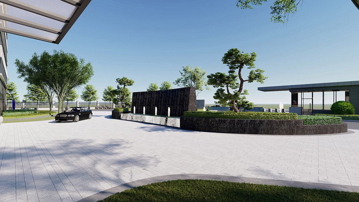 科技公司廠區(qū)景觀設(shè)計(jì)2