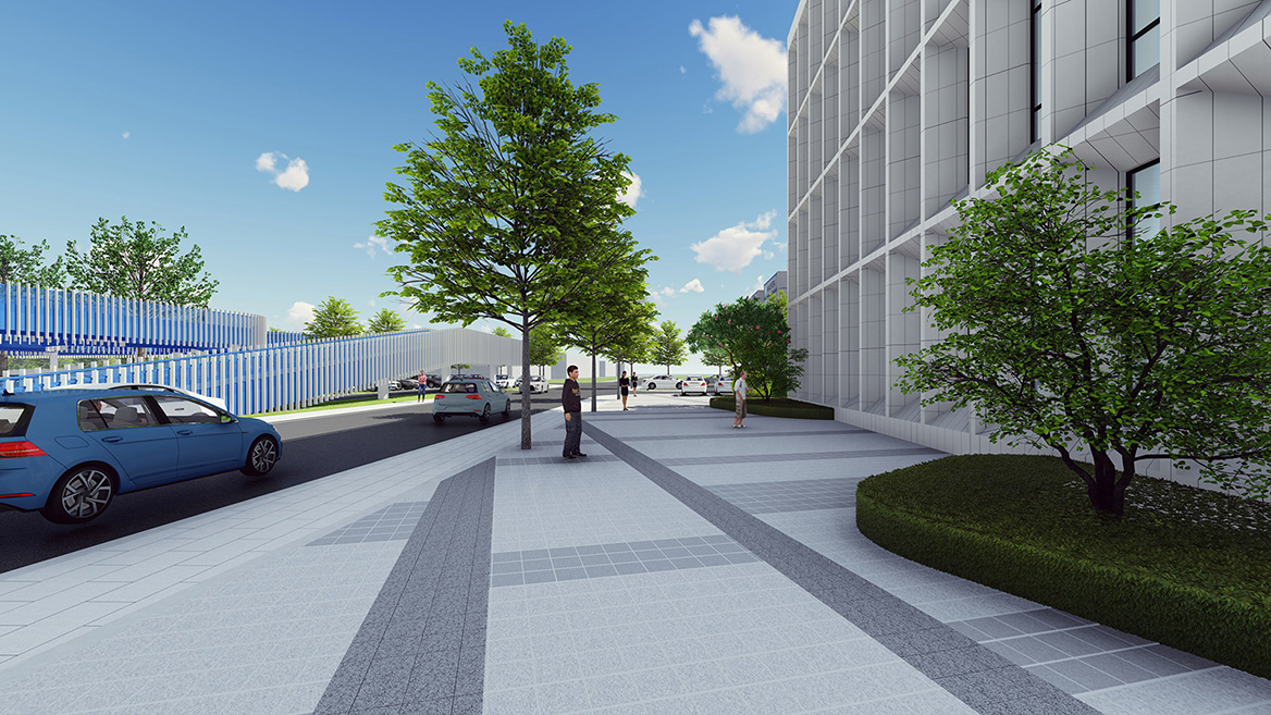 工業園區辦公生活區景觀設計案例6