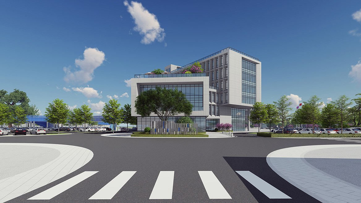 工業園區辦公生活區景觀設計案例7