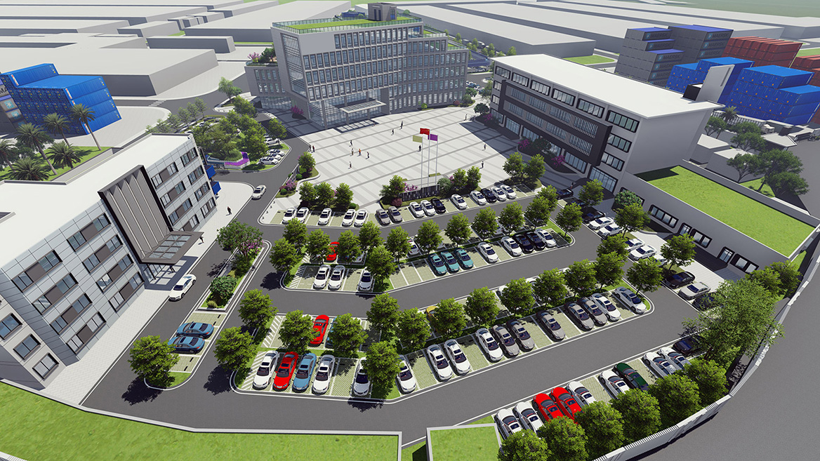 工業園區辦公生活區景觀設計案例8